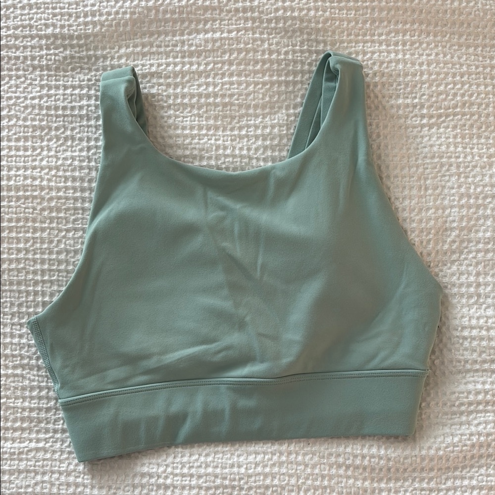 Women's Sage Green Sports Bra